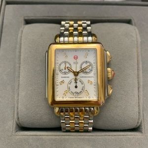Deco diamond chronograph Michele watch